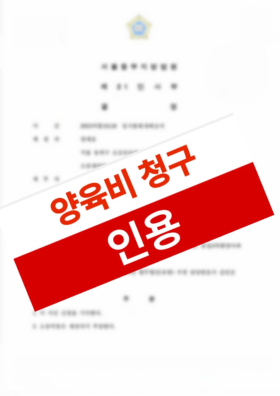 양육비 지급을 회피하는 상대방에 대해 청구와 이행확보까지 동시에 진행한 의뢰인